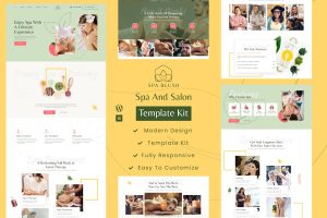 Download Spa Blush - Beauty Massage & Wellness Elementor Template kit