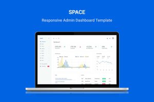 Download Space - Responsive Admin Dashboard Template Space is clean and well designed template for any types of backend applications
