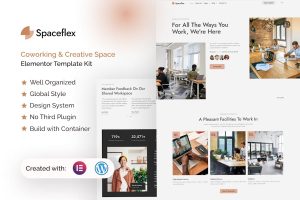 Download SpaceFlex - Coworking & Creative Space Elementor Pro Template Kit