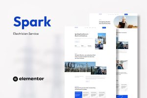 Download Spark - Electrician Service Elementor Template Kit