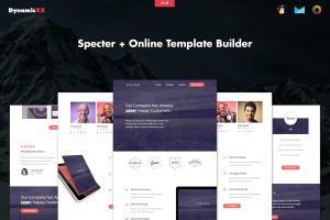 Download Specter - Responsive Agency Email + Online Builder Specter - Responsive Email + Online Builder. Agancy / App template for companies or personal use.
