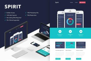 Download Spirit - Video Email (optional) + Themebuilder High quality responsive email newsletter template | MailChimp | Campaign Monitor supported