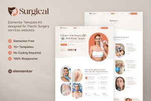 Download Surgical – Plastic Surgery Clinic Elementor Template Kit