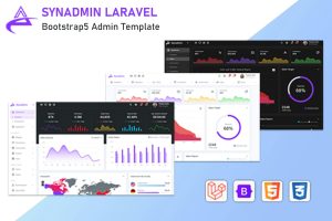 Download Synadmin - Laravel 8 + Bootstrap 5 Admin Template