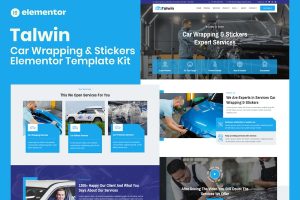 Download Talwin - Car Wrapping & Stickers Elementor Pro Template Kit