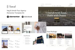 Download Tawaf - Hajj & Umrah Tour Agency Elementor Template Kit