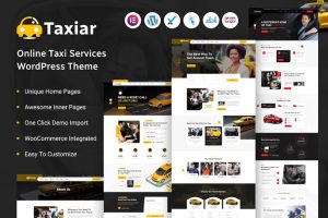 Download Taxiar - Online Taxi Service Wordpress Theme