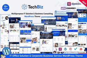 Download Techbiz - Multipurpose IT Solution Business Theme