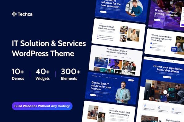 Download Techza - IT Solutions & Technology WordPress Theme