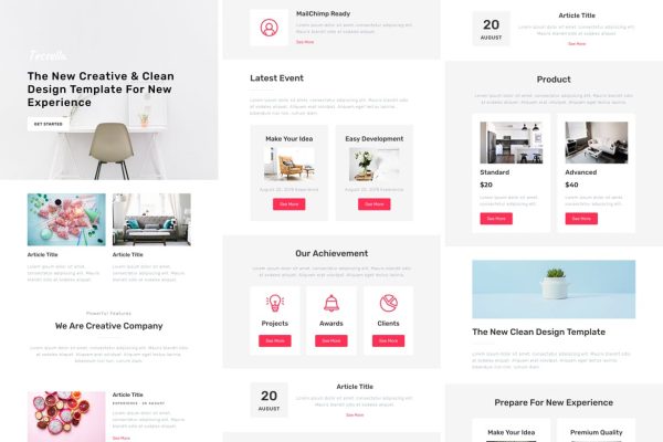 Download Tessella - Responsive Email + StampReady Builder Tessella is clean and minimal email template is awesome design for your corporate and business.