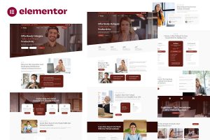 Download Timku - Virtual Assistant Business Elementor Template Kit