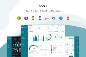 Download Tocly - NodeJs Admin & Dashboard Template Tocly is a Nodejs (EJS) & Bootstrap 5 based fully responsive admin dashboard template