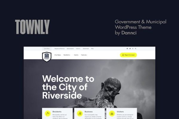 Download Townly - Government & Municipal WordPress Theme