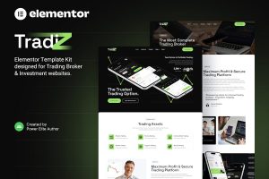 Download Tradiz – Trading Broker & Investment Elementor Template Kit