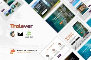 Download Tralever - Book & Travel Responsive Email Responsive Email Template for booking and traveling