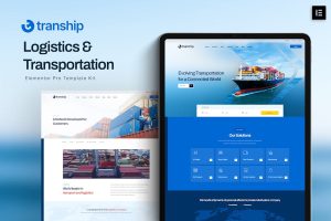 Download Tranship - Logistics & Transportation Services Elementor Template Kit
