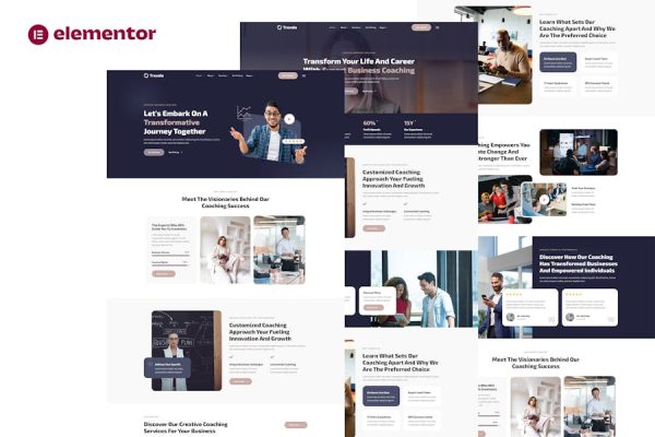 Download Trenda - Creative Business Coaching Elementor Template Kit