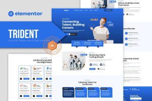 Download Trident - Human Resources & Recruitment Agency Elementor Template Kit