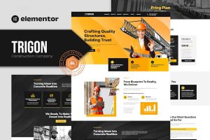 Download Trigon - Construction Elementor Template Kit