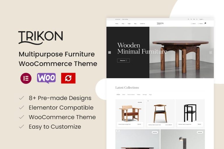 Download Trikon - Multipurpose Furniture WooCommerce Theme
