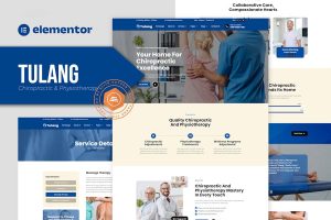 Download Tulang - Chiropractic & Physiotherapy Elementor Pro Template Kit