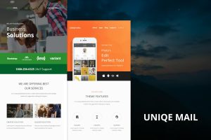 Download Uniqe Mail - Responsive E-mail Templates Uniqe Mail - Responsive Email Templates is a Modern and Clean Design.