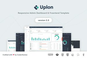 Download Uplon - Admin Dashboard & Landing Template Uplon is a fully responsive premium web UI kit built with awesome bootstrap v4.