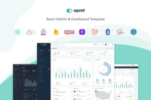 Download Upzet - React Admin & Dashboard Template Upzet is a simple and beautiful admin template built with Bootstrap v5.1.3 and React with typescript