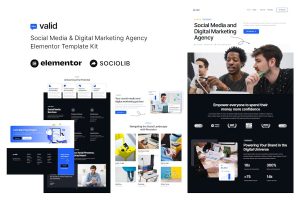 Download Valid - Social Media & Digital Marketing Agency Elementor Template Kit