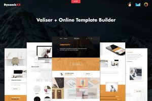Download Valiser - Responsive Portfolio / Creative Email Gravity - Responsive Email + Online Builder. Creative Portfolio template.