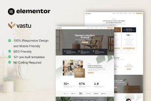 Download Vastu - Interior Design Service Elementor Pro Template Kit