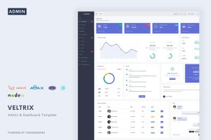 Download Veltrix - Admin & Dashboard Template Veltrix is a premium and fully responsive admin template & starter-kit with bootstrap version 4.3.1
