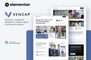 Download Vencap – Venture Capital & Investment Elementor Template Kit