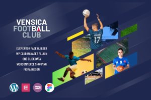Download Vensica - Football Club Manager Elementor Theme