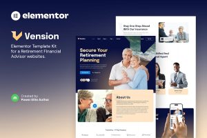 Download Vension – Retirement Planning Consulting Elementor Template Kit