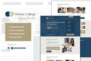 Download Veritas - University and School Elementor Template Kit