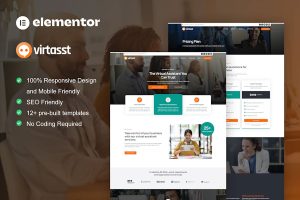 Download Virtasst - Virtual Assistant Service Elementor Template Kit