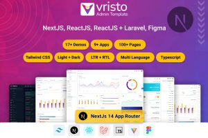 Download Vristo – Tailwind NextJS App Router Admin Template Vristo – Multipurpose Tailwind NextJS App Router, ReactJS Admin Template