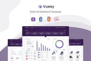 Download Vuesy - Admin & Dashboard Template Vuesy is a Bootstrap 5.1.3. based fully responsive admin dashboard template.