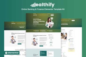 Download Wealthify - Online Banking & Finance Elementor Pro Template Kit