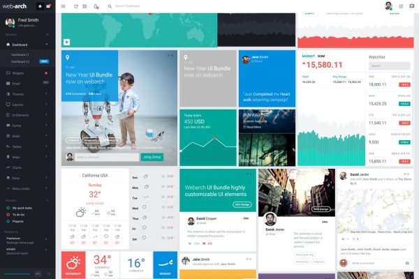Download Webarch - Responsive Admin Dashboard Template Made With Everyone in Mind