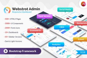Download Webstrot Admin Panel Bootstrap Dashboard Template Webstrot Admin is a professional Internet of Things admin dashboard template