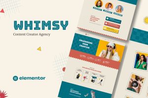 Download Whimsy - Content Creator Agency Template Kit