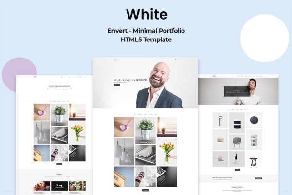 Download White – Minimal Portfolio Template You can use Envert for multipurposes like minimal portfolios, agencies, freelancers portfolios etc.