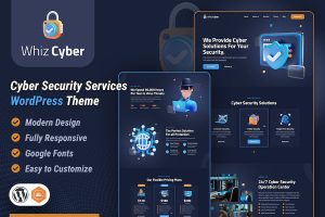 Download WhizCyber | Cyber Security WordPress Theme