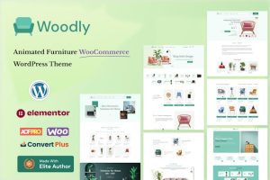 Download Woodly - Animated Furniture WooCommerce Theme