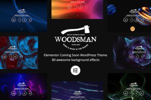 Download Woodsman - Elementor Coming Soon WordPress Theme