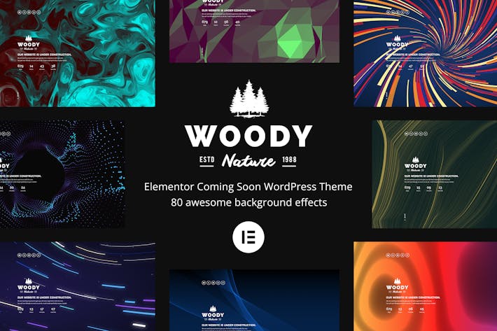 Download Woody - Elementor Coming Soon WordPress Theme