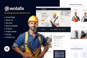 Download Wotafix - Plumbing Service Elementor Template Kit