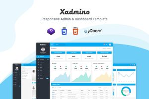 Download Xadmino - Admin & Dashboard Template It comes with lots of reusable and beautiful UI elements, widgets and features.